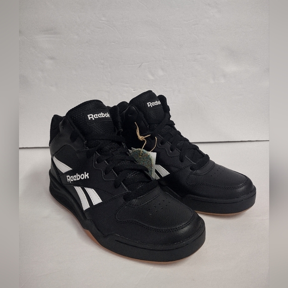 reebok royal bb4500 Core Black Cloud White High Men's Size 7 NEW! 🔥 - Picture 4 of 9